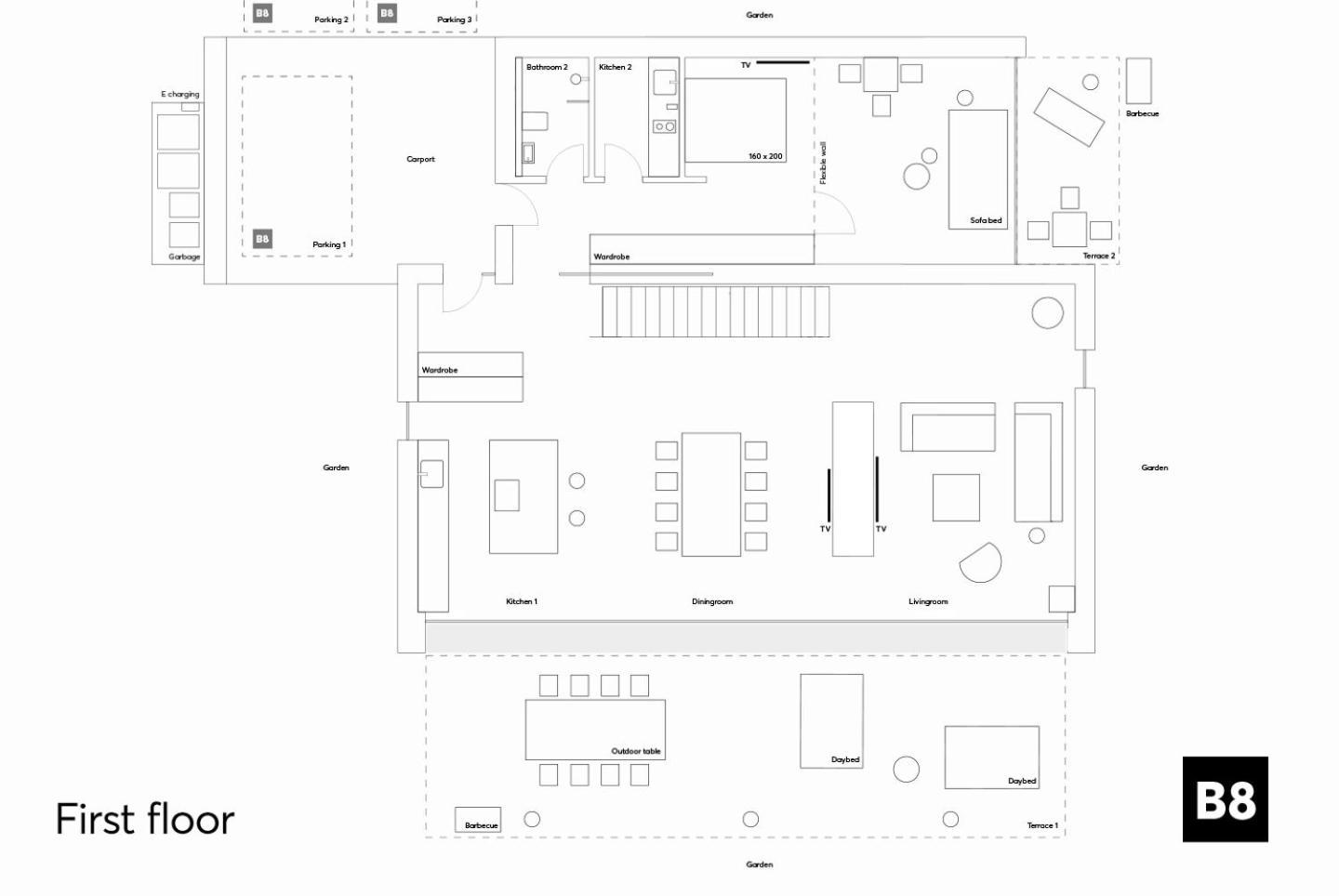 B8 - Die Exklusive Architektenvilla Fuer 4-10 Personen, Nuernberg Luaran gambar